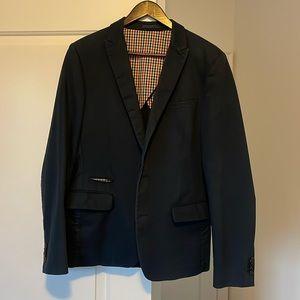 Mens Medium Navy Blue RW&Co Blazer